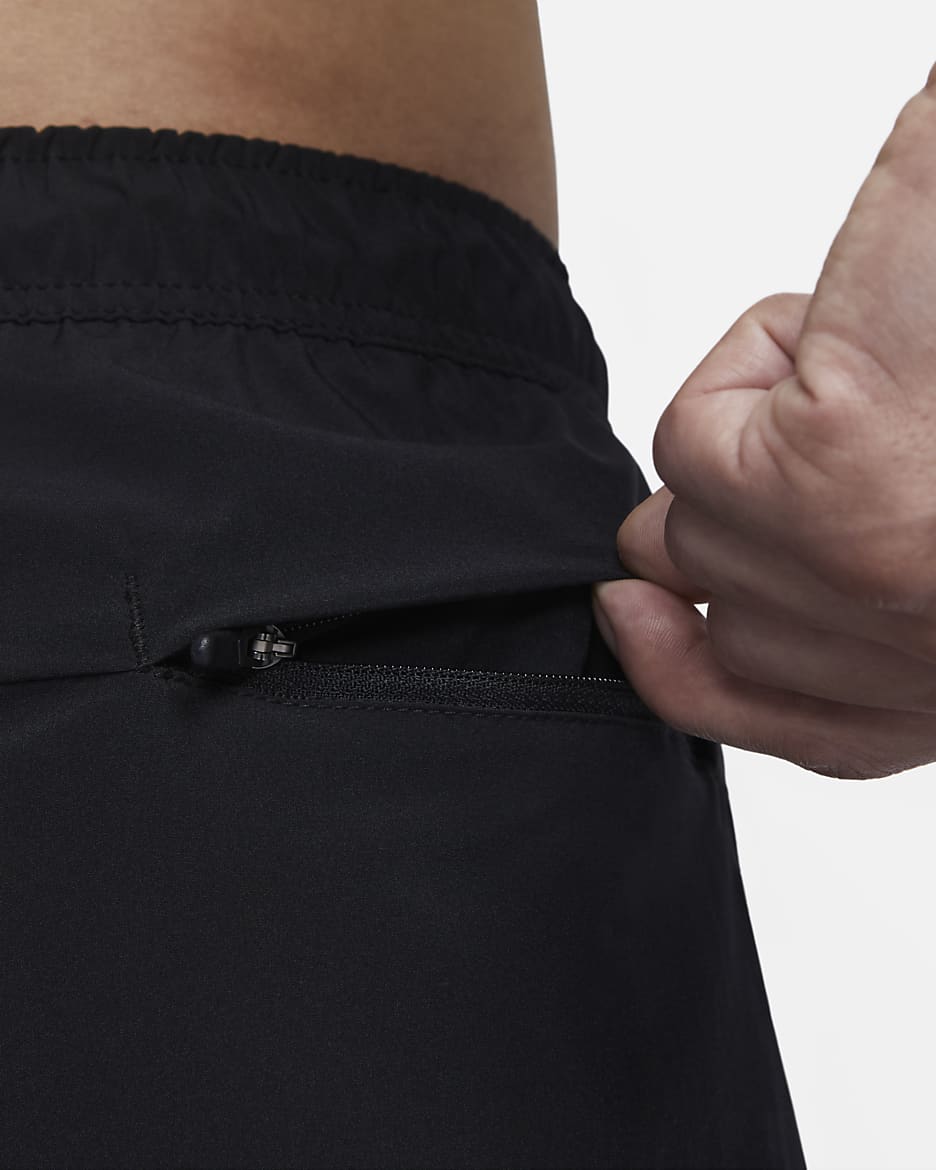 Nike Dri-FIT Unlimited Men's 18cm (approx.) 2-in-1 Versatile Shorts - Black/Black/Black/Black