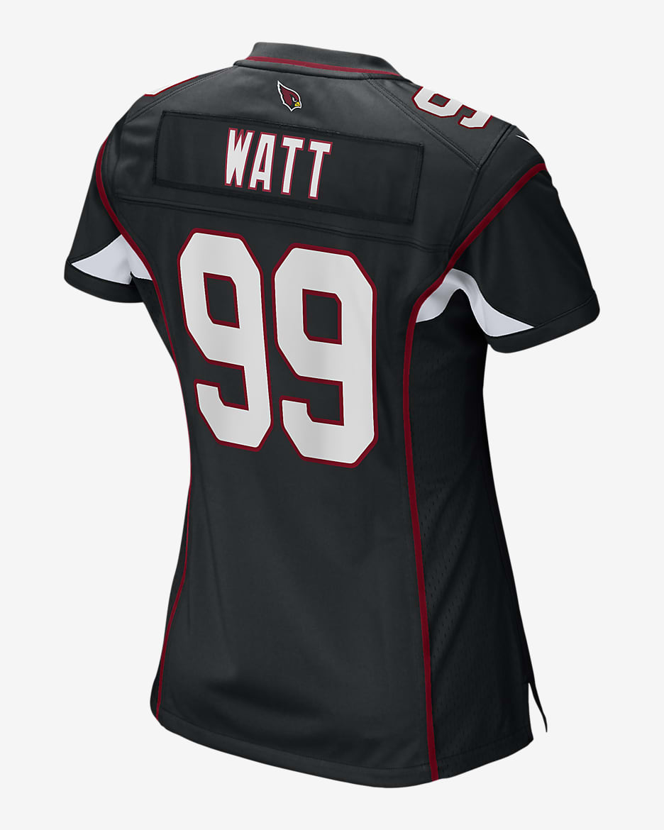 Jersey de fútbol americano Game para hombre (J.J. Watt) Camiseta de fútbol americano para mujer - Negro