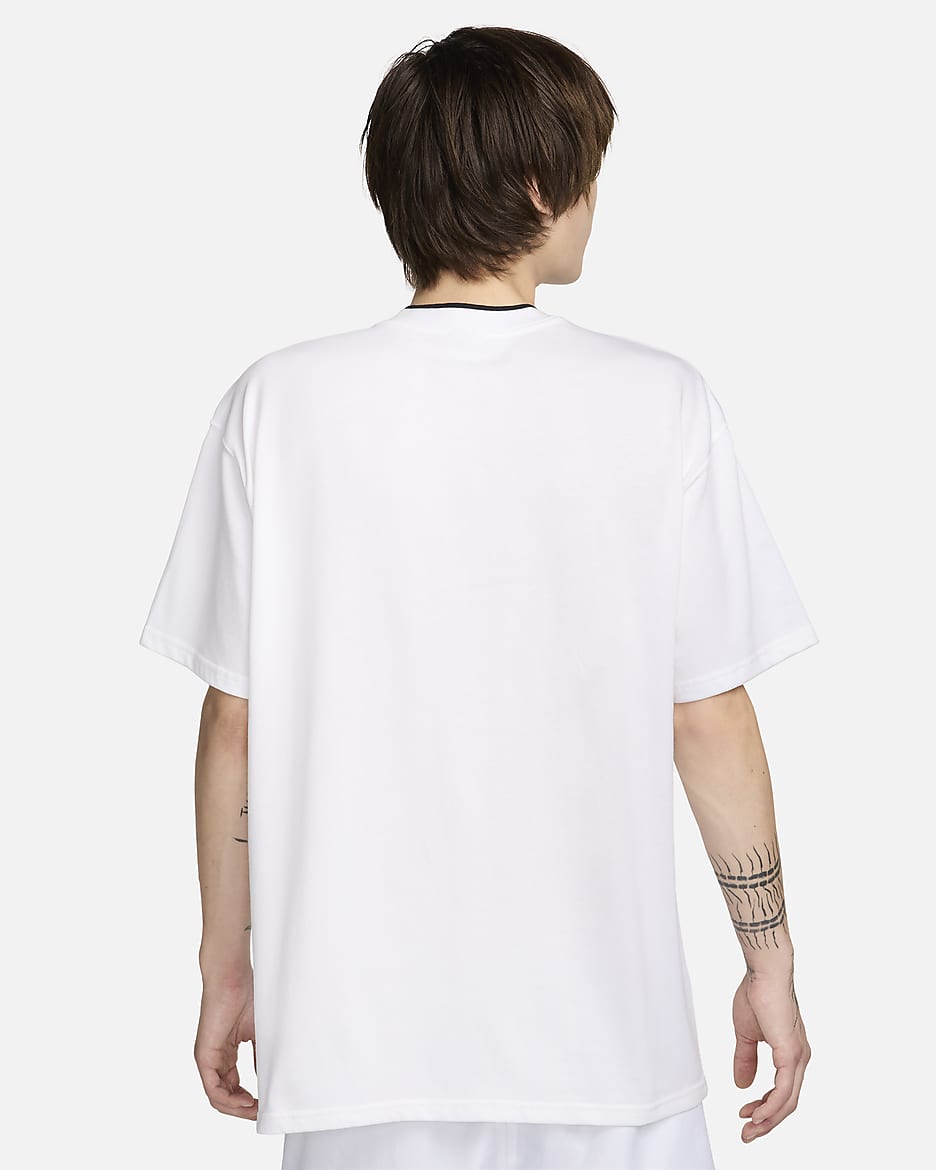 T-shirt Nike Air - Uomo - Bianco/Oro metallizzato