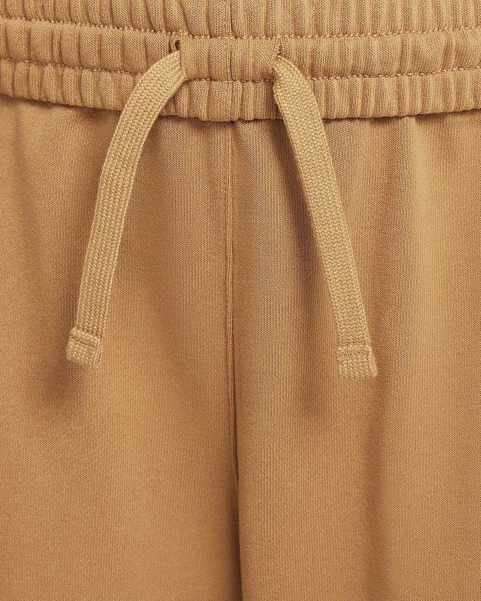 Nike Sportswear Girls' Dri-FIT Oversized Fleece Pants - Flax