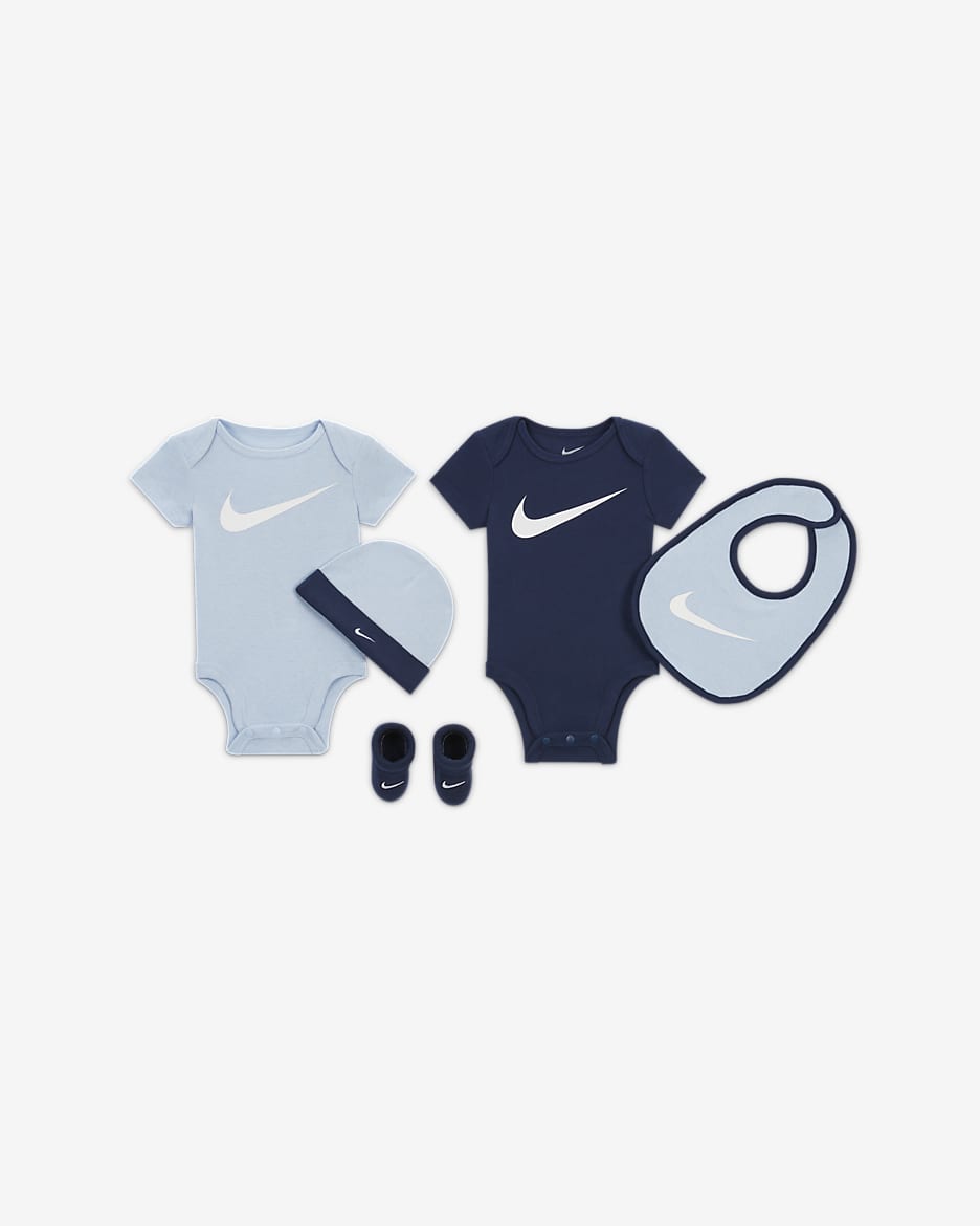 Nike Baby 5-Piece Boxed Gift Set - Midnight Navy