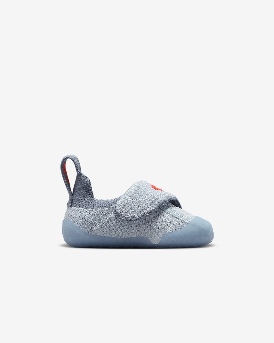 Nike Swoosh 1 Baby/Toddler Shoes - Light Armoury Blue/Football Grey/Ashen Slate/Hyper Orange