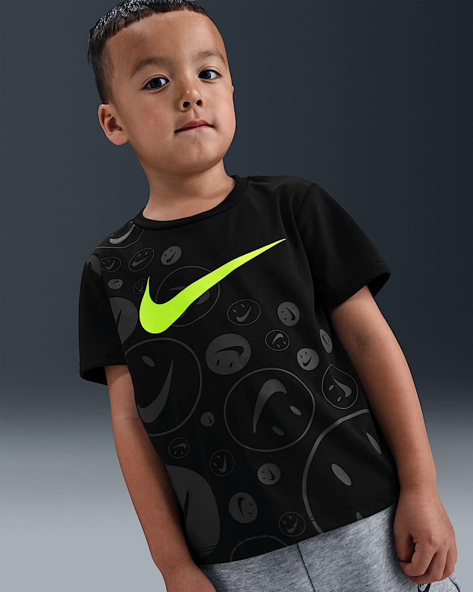 Nike Dri-FIT Toddler Icon T-Shirt - Black