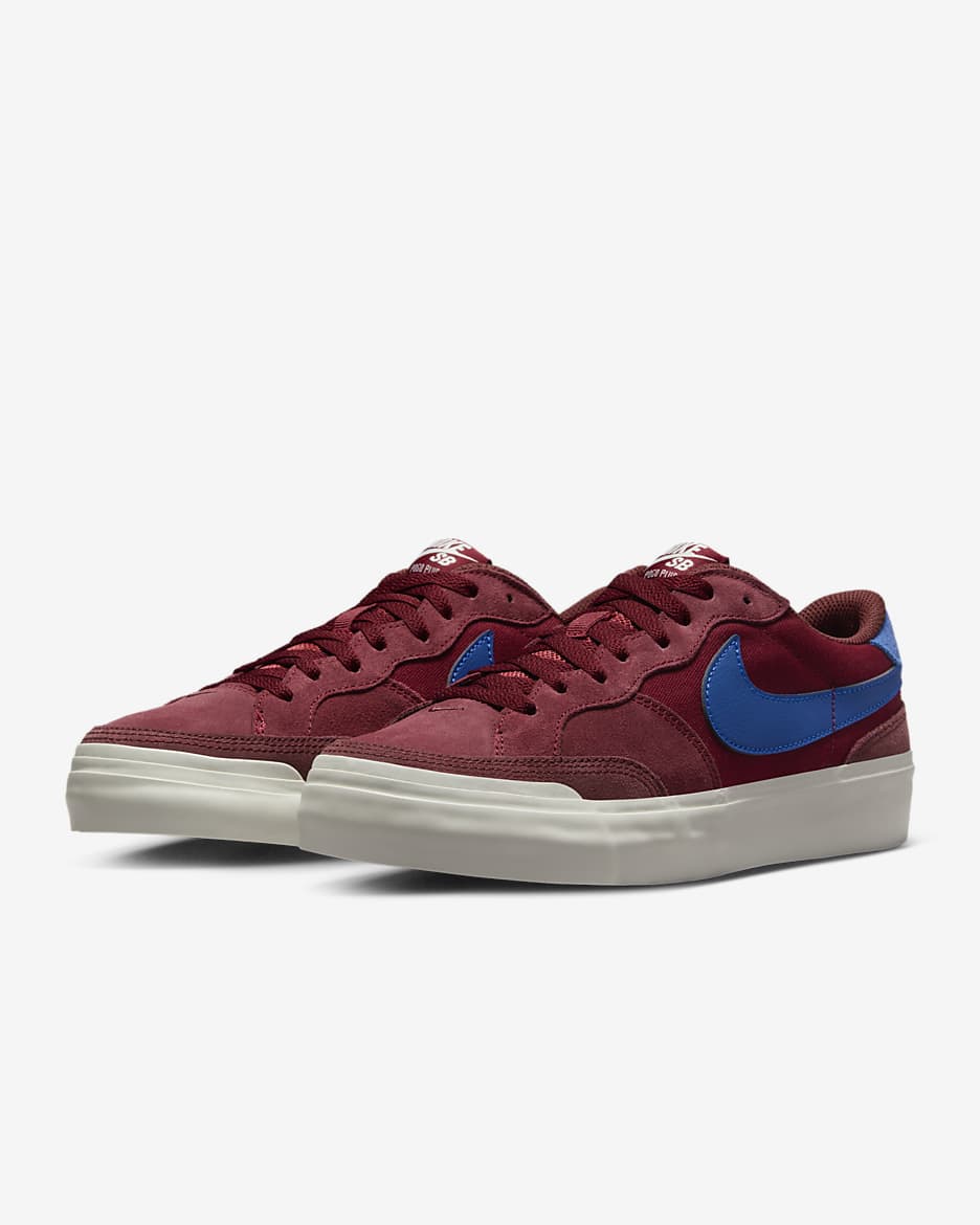 Nike SB Zoom Pogo Plus Skate Shoes - Team Red/Dark Team Red/Team Red/Hyper Royal