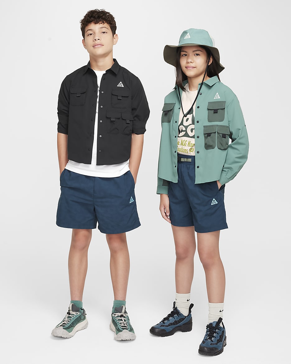 Nike ACG Big Kids' Shorts - Armory Navy/Baltic Blue