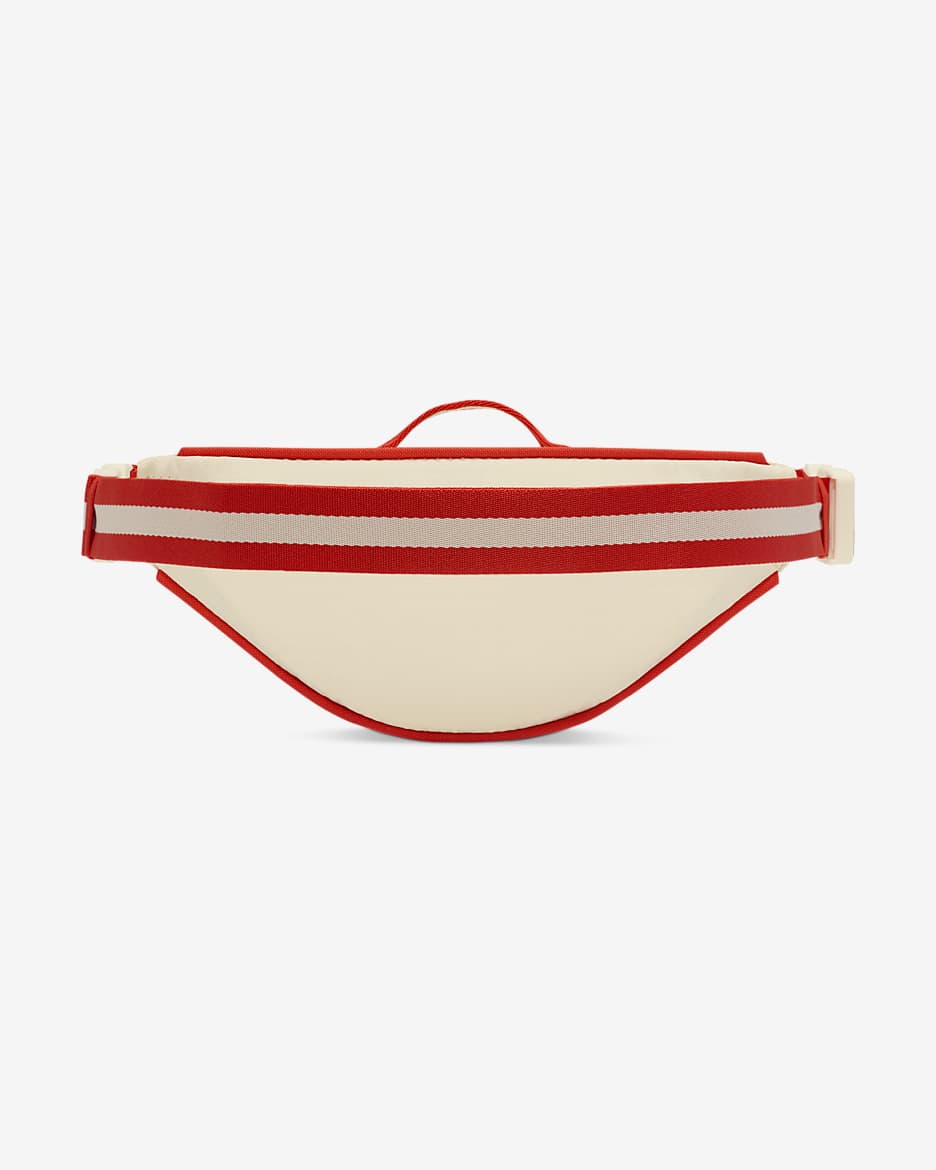 Nike Heritage Retro Fanny Pack (Small, 1L) - Coconut Milk/Picante Red/Coconut Milk