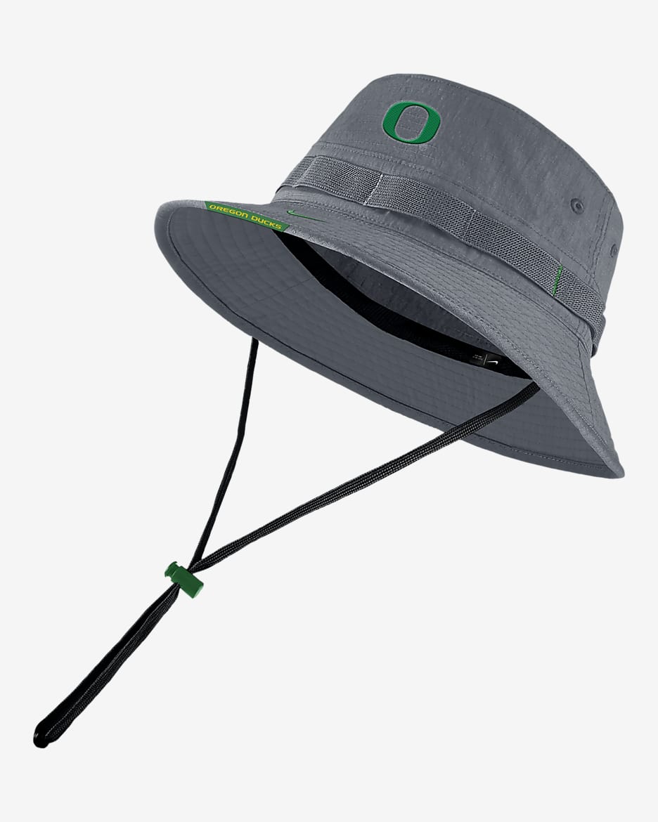 Oregon Nike College Boonie Bucket Hat - Flint Grey