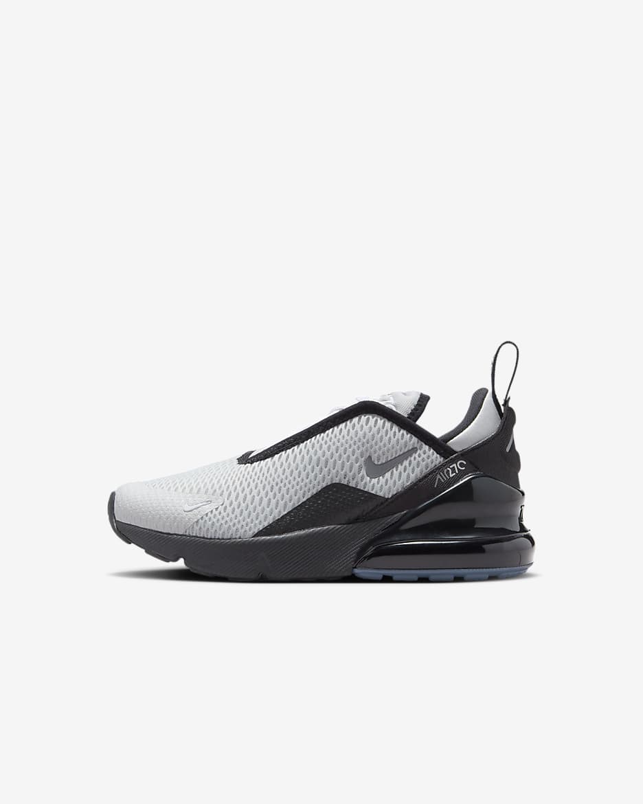 Calzado para niños de preescolar Nike Air Max 270 SE - Polvo fotón/Negro/Platino puro/Gris azulado metálico