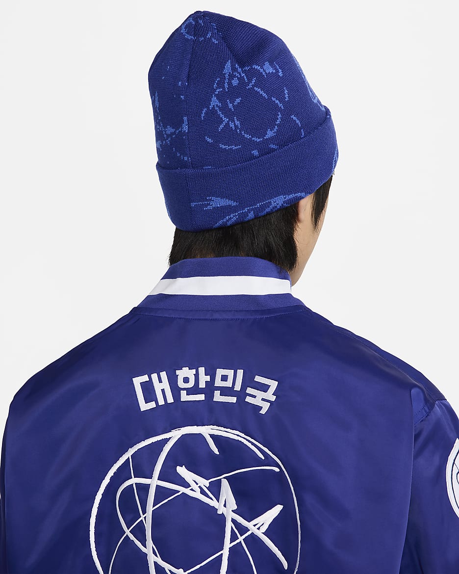 Korea Peak Nike Breaking Beanie - Deep Royal Blue/White