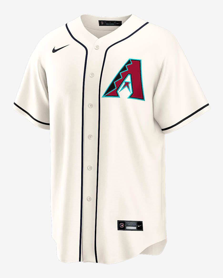 Ketel Marte Arizona Diamondbacks Men's Nike MLB Replica Jersey - Cream