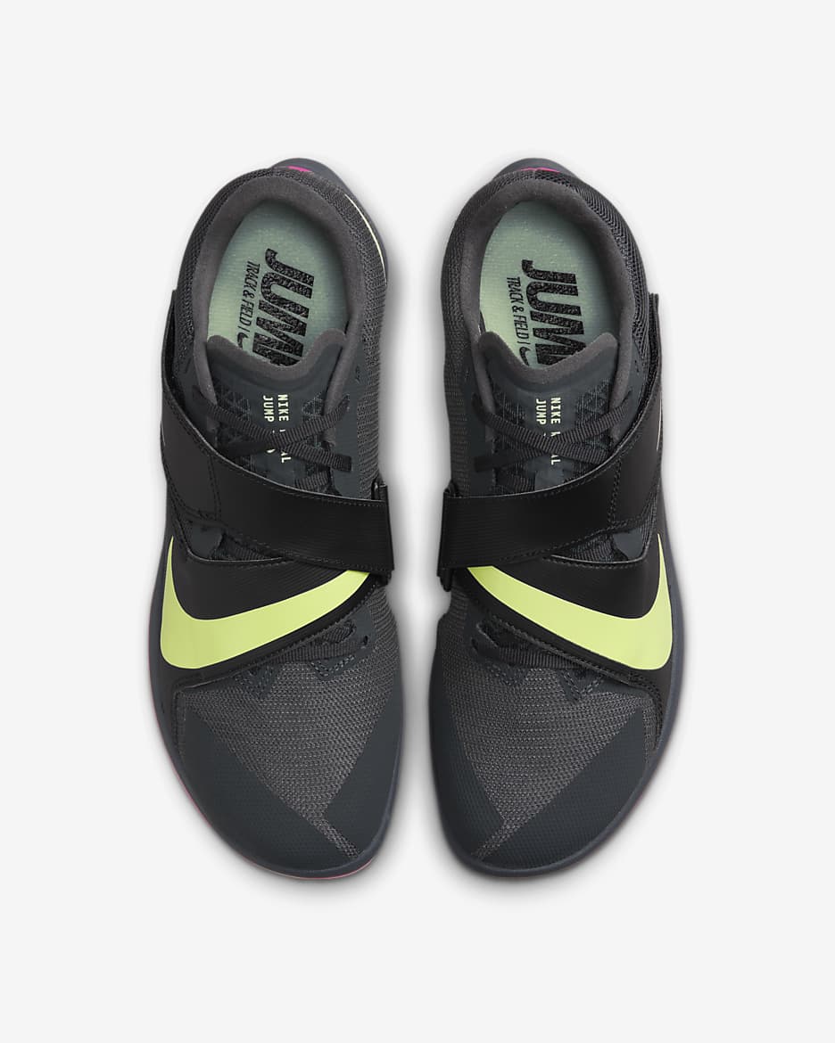 Nike Rival Jump Athletics Jumping Spikes - Anthracite/Black/Light Lemon Twist/Fierce Pink