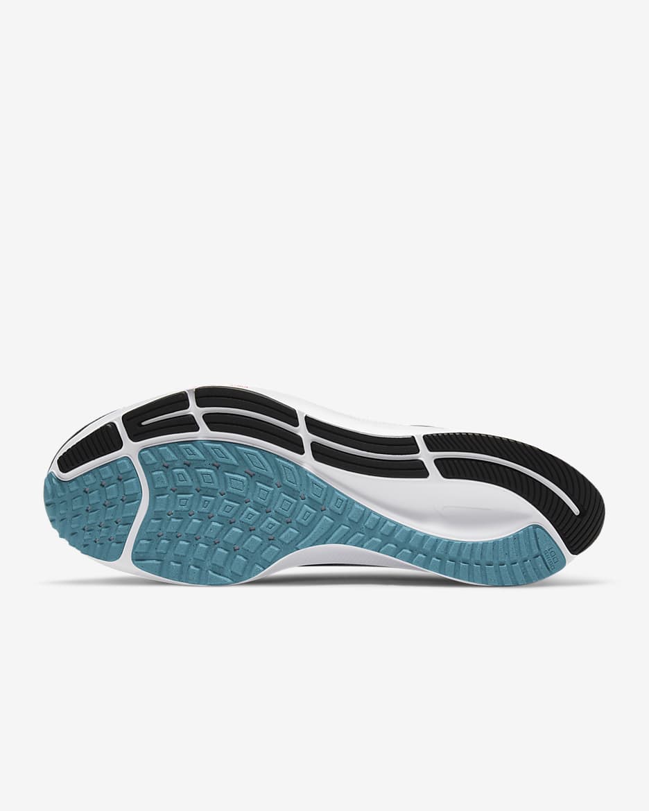 Nike Pegasus 38 Zapatillas de running para asfalto - Hombre - Negro/Blanco/Chlorine Blue/Plata metalizado