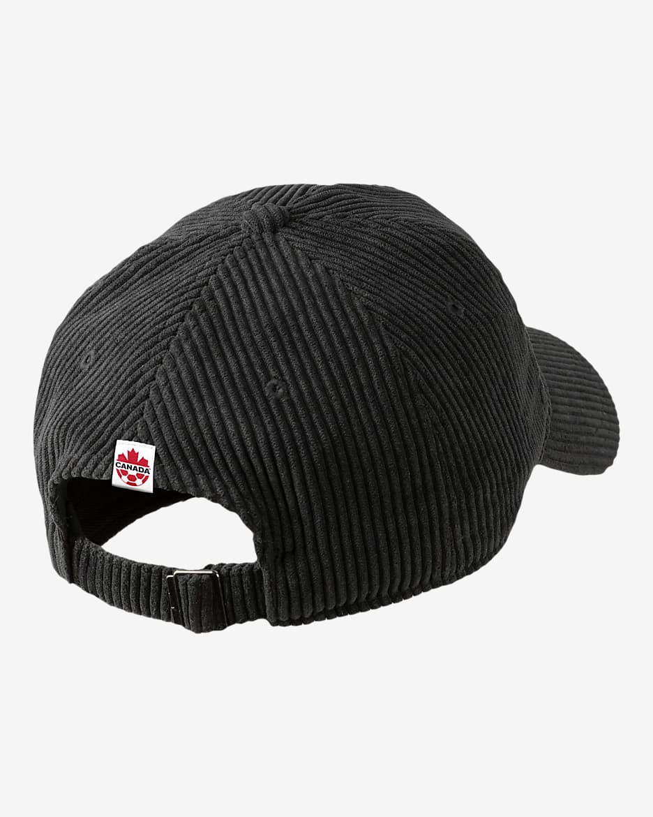 Canada Nike Soccer Corduroy Cap - Black