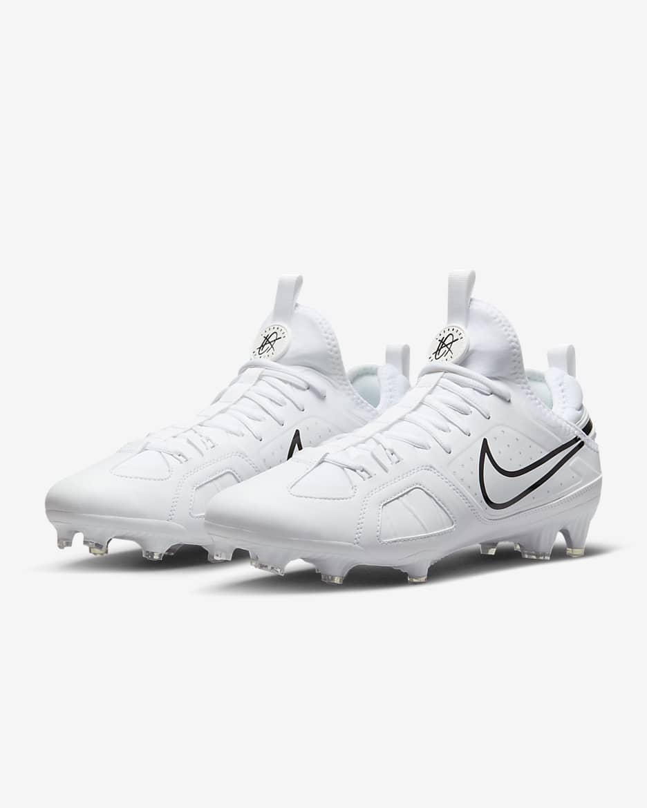 Tacos de lacrosse Nike Huarache 9 Varsity LAX - Blanco/Blanco/Negro