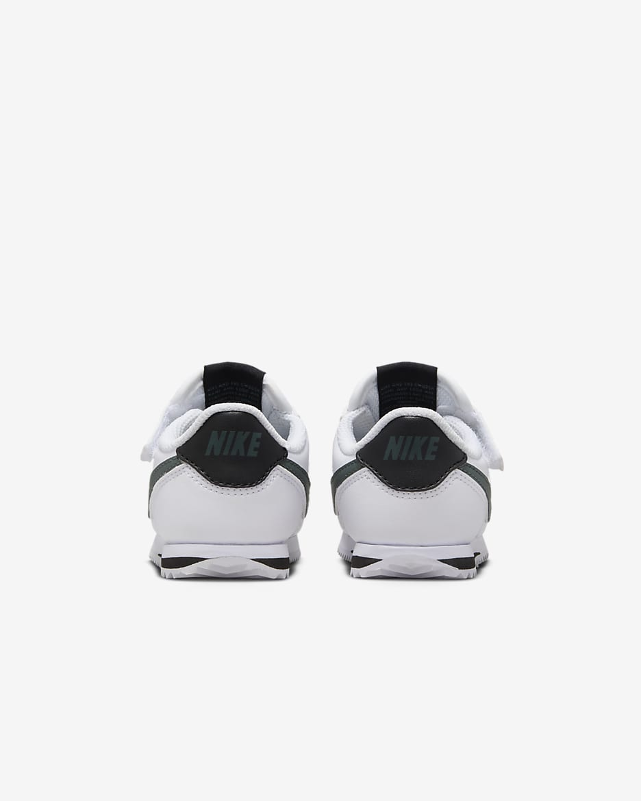 Nike Cortez EasyOn Baby/Toddler Shoes - White/Black/Vintage Green