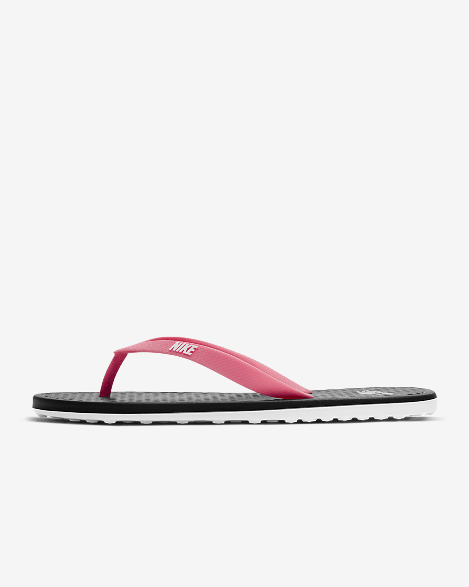 Nike On Deck Women's Slides - Black/Sunset Pulse/White