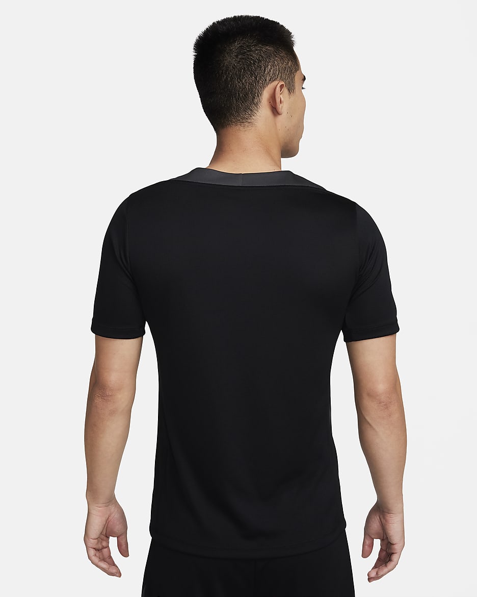 Nike Strike Men's Dri-FIT Short-Sleeve Football Top - Black/Black/Anthracite/White