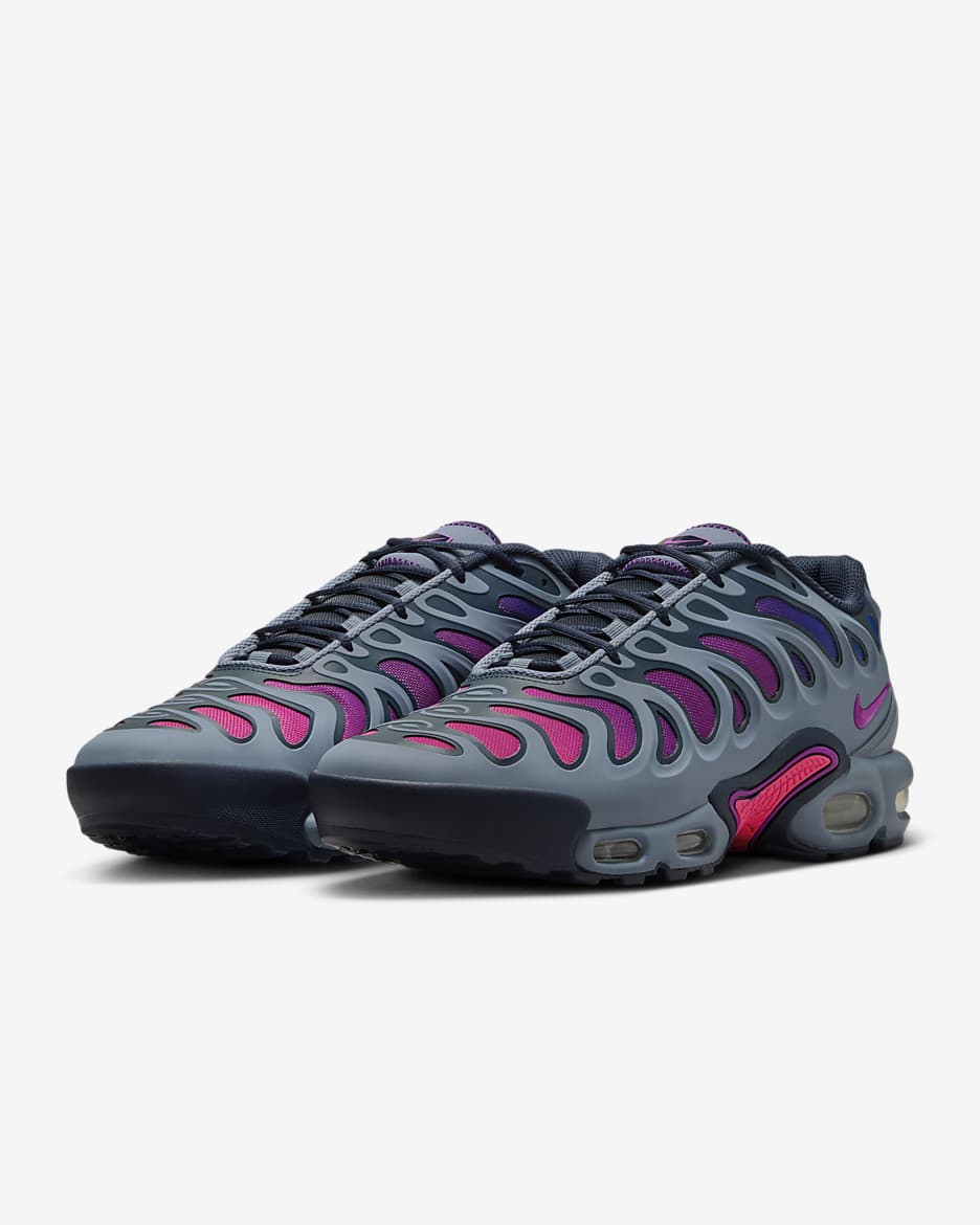 Nike Air Max Plus Drift Men's Shoes - Ashen Slate/Obsidian/Hyper Pink/Vivid Purple