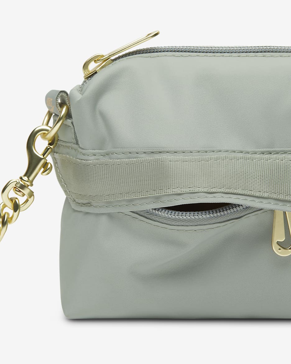 Nike Sportswear Futura Luxe Women's Cross-Body Bag (1L) - Jade Horizon/Jade Horizon/Sesame