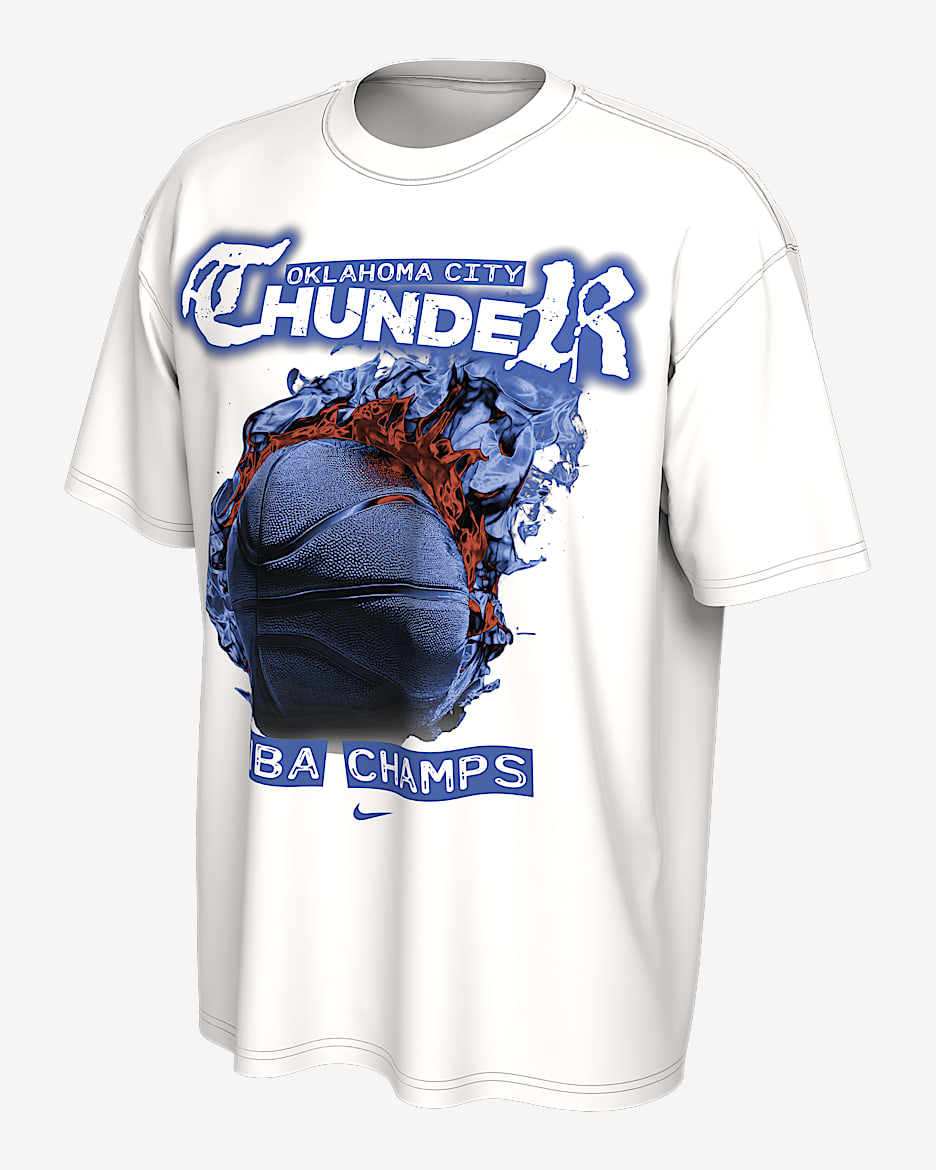 Oklahoma City Thunder Nike NBA Parade T-Shirt - White