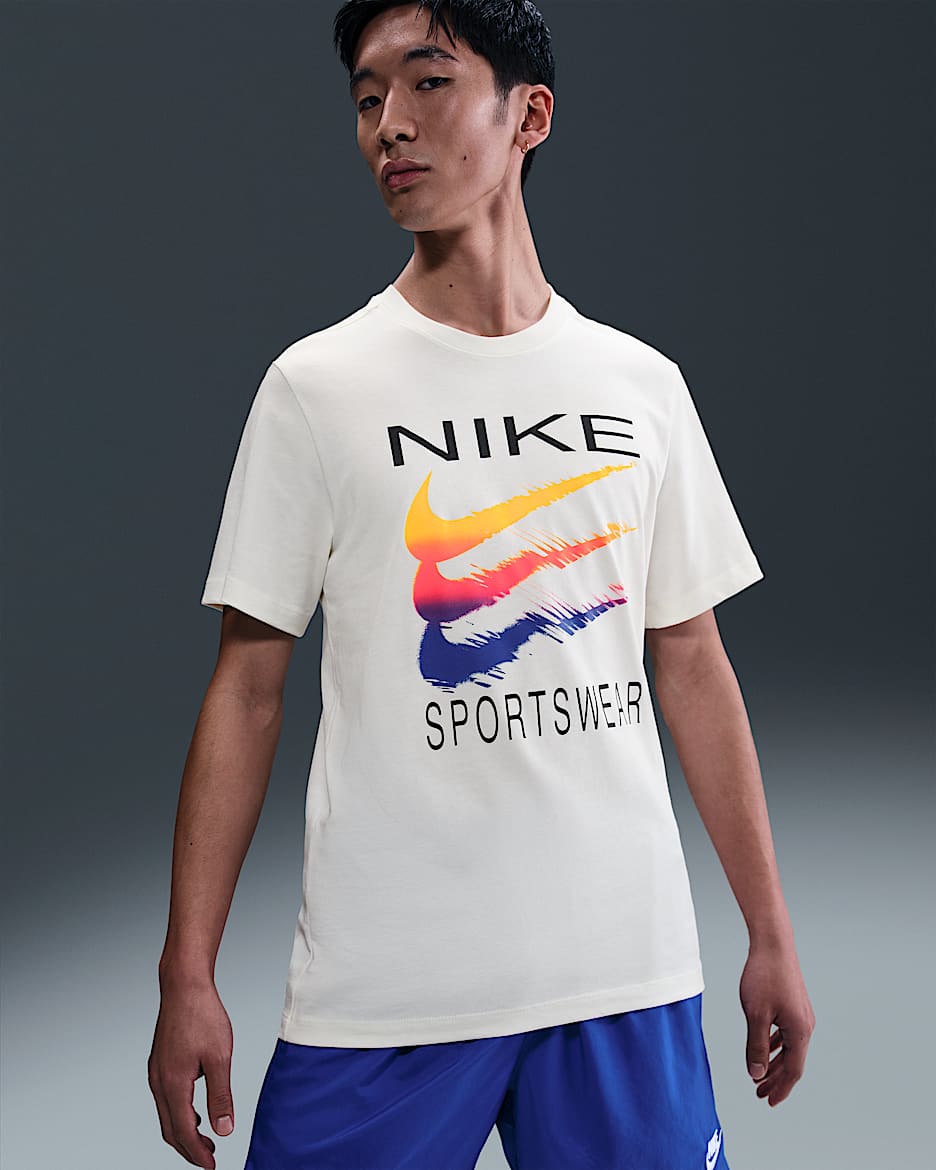ナイキ スポーツウェア メンズ Tシャツ - セイル