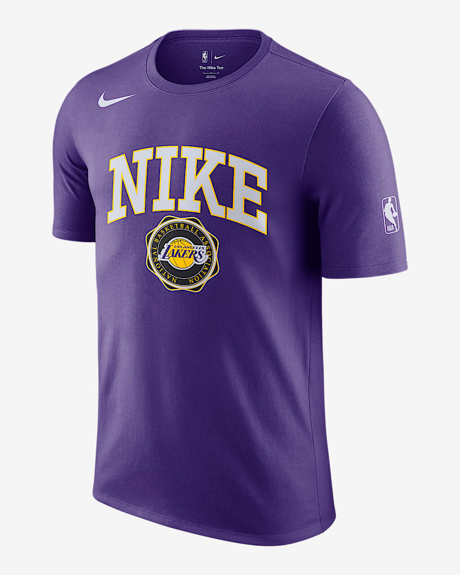 Los Angeles Lakers Essential Men's Nike NBA T-Shirt - Field Purple