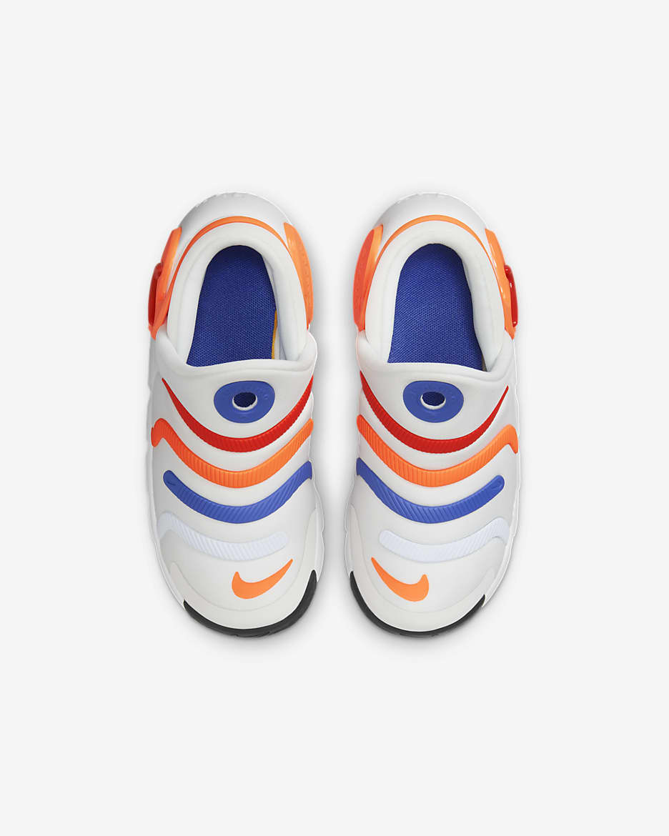 Nike Dynamo 2 EasyOn 小童鞋款 - Summit White/Total Orange/Astronomy Blue/Team Orange