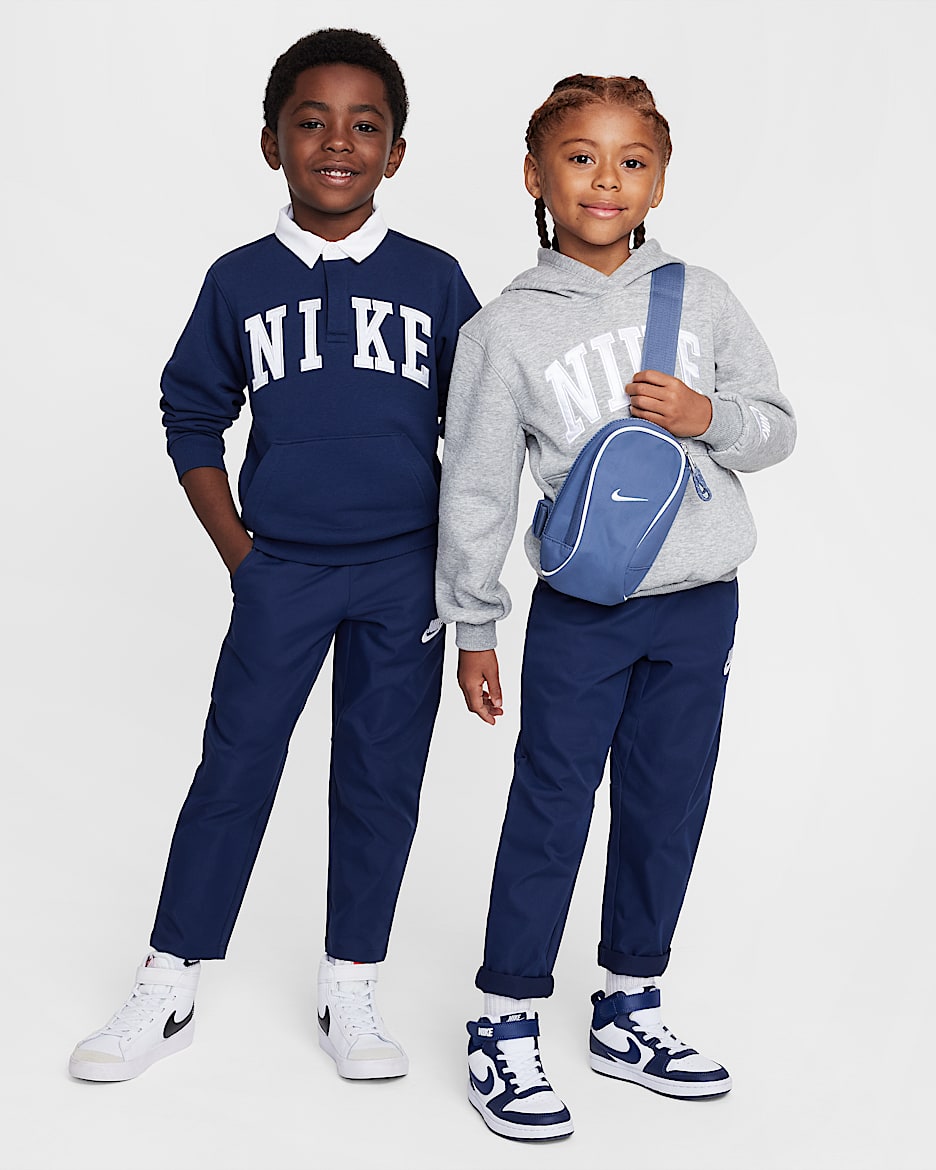 Nike Dri-FIT Little Kids' Woven Pants - Midnight Navy