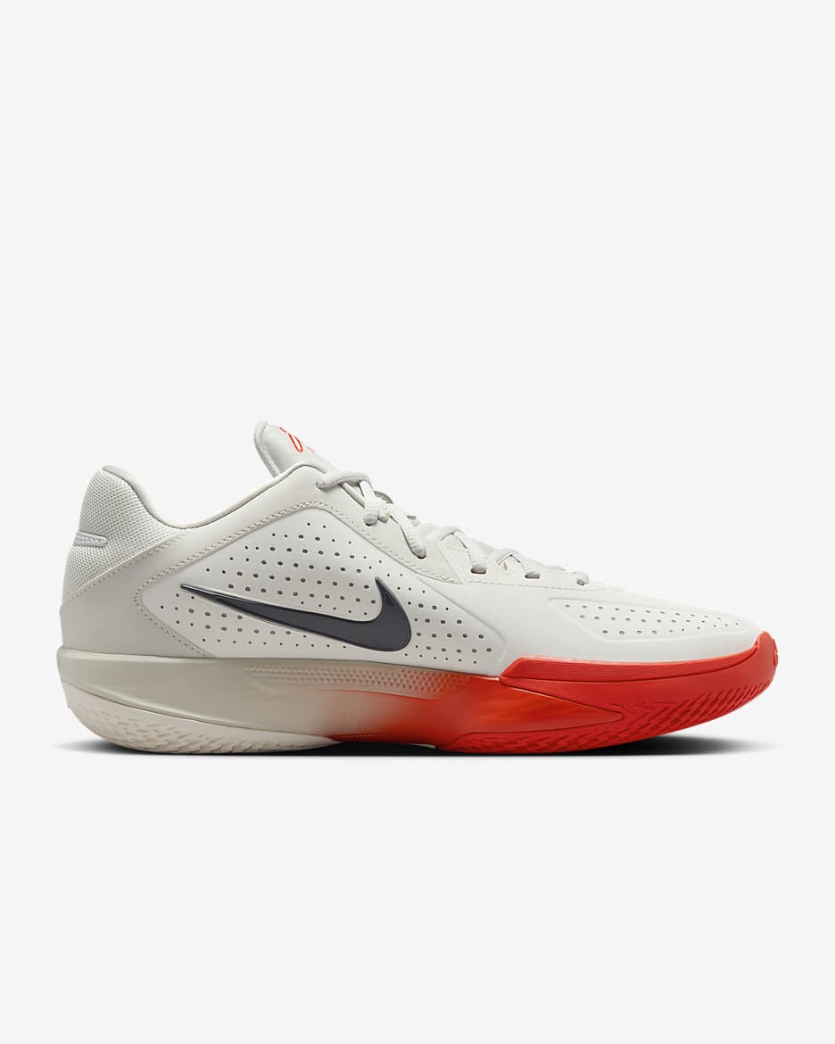 Nike G.T. Cut Cross Basketball Shoes - Light Bone/Picante Red/Sail/Iron Grey