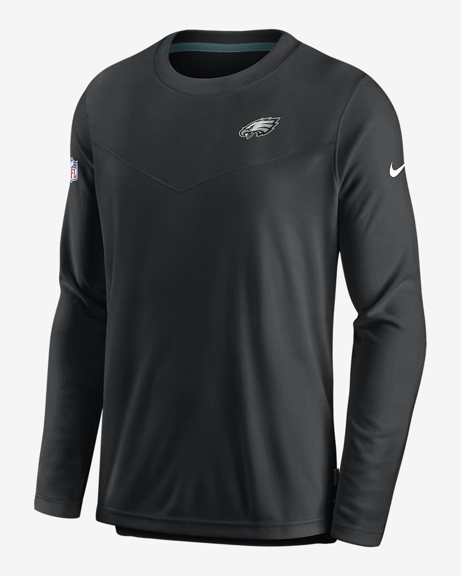 Nike Dri-FIT Lockup (NFL Philadelphia Eagles) Men's Long-Sleeve Top - Black/Teal