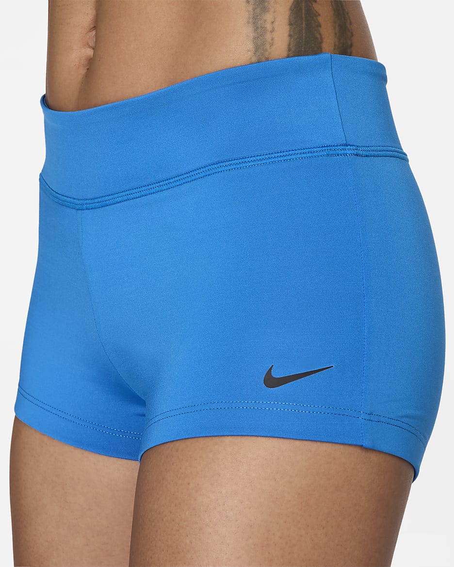 Shorts Kick para mujer Nike Swim Essential - Azul foto