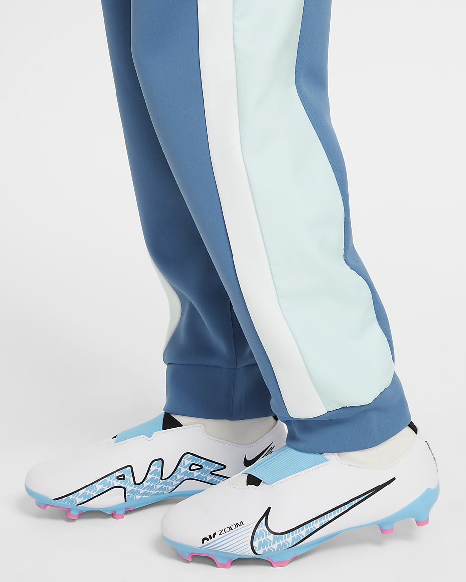 Track pants da calcio Dri-FIT Nike Academy – Ragazzo/a - Aegean Storm/Glacier Blue/Bianco/Glacier Blue