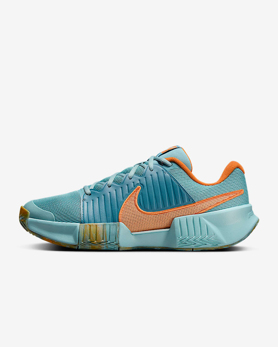Nike Zoom Challenge Men's Pickleball Shoes - Denim Turquoise/Smokey Blue/Monarch/Copper Moon