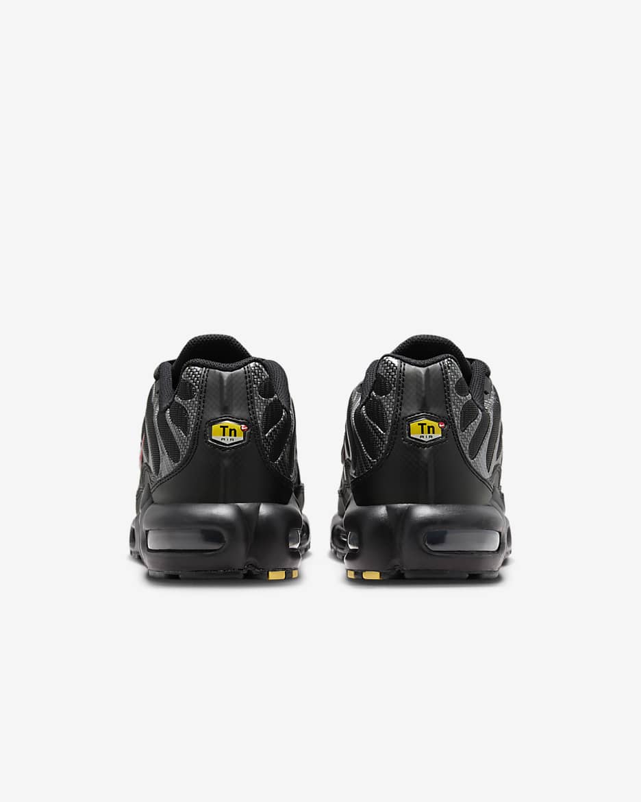 Scarpa Nike Air Max Plus – Uomo - Nero/University Red/Argento metallizzato