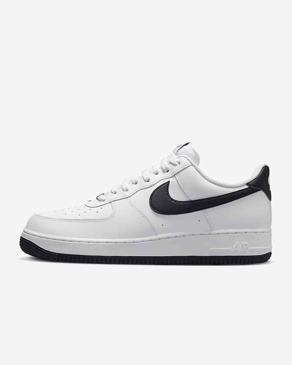 Nike Air Force 1 '07 Men's Shoes - White/White/Black