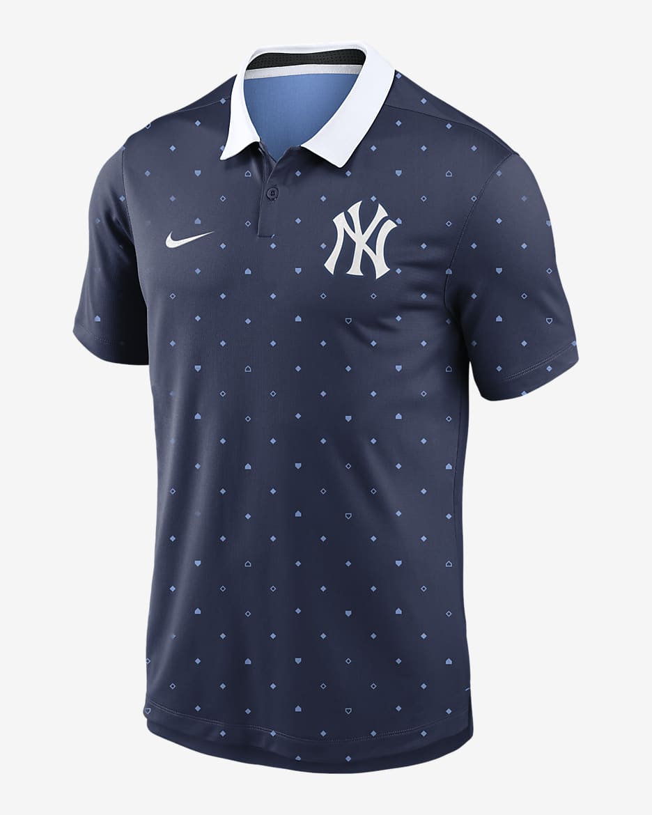 New York Yankees Legacy Icon Vapor Men's Nike Dri-FIT MLB Polo - Navy