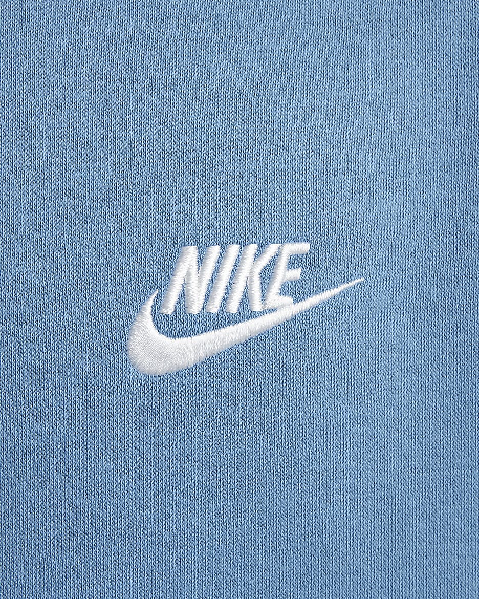 Nike Sportswear Club Fleece sweatshirt voor kids - Aegean Storm/Wit