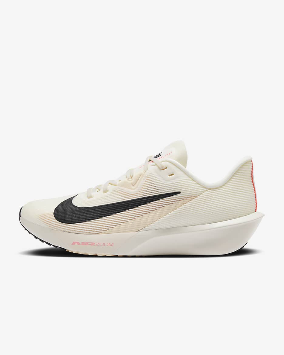 Nike Zoom Rival Fly 4 Men's Road Racing Shoes - Sail/Pale Ivory/Guava Ice/Black