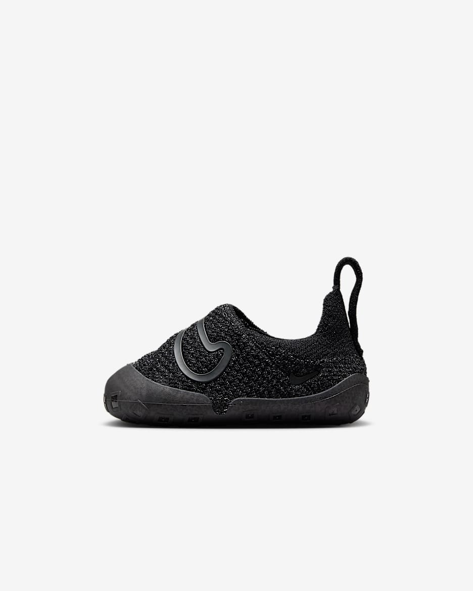 Bota Nike Swoosh 1 pro kojence a batolata - Černá/Anthracite