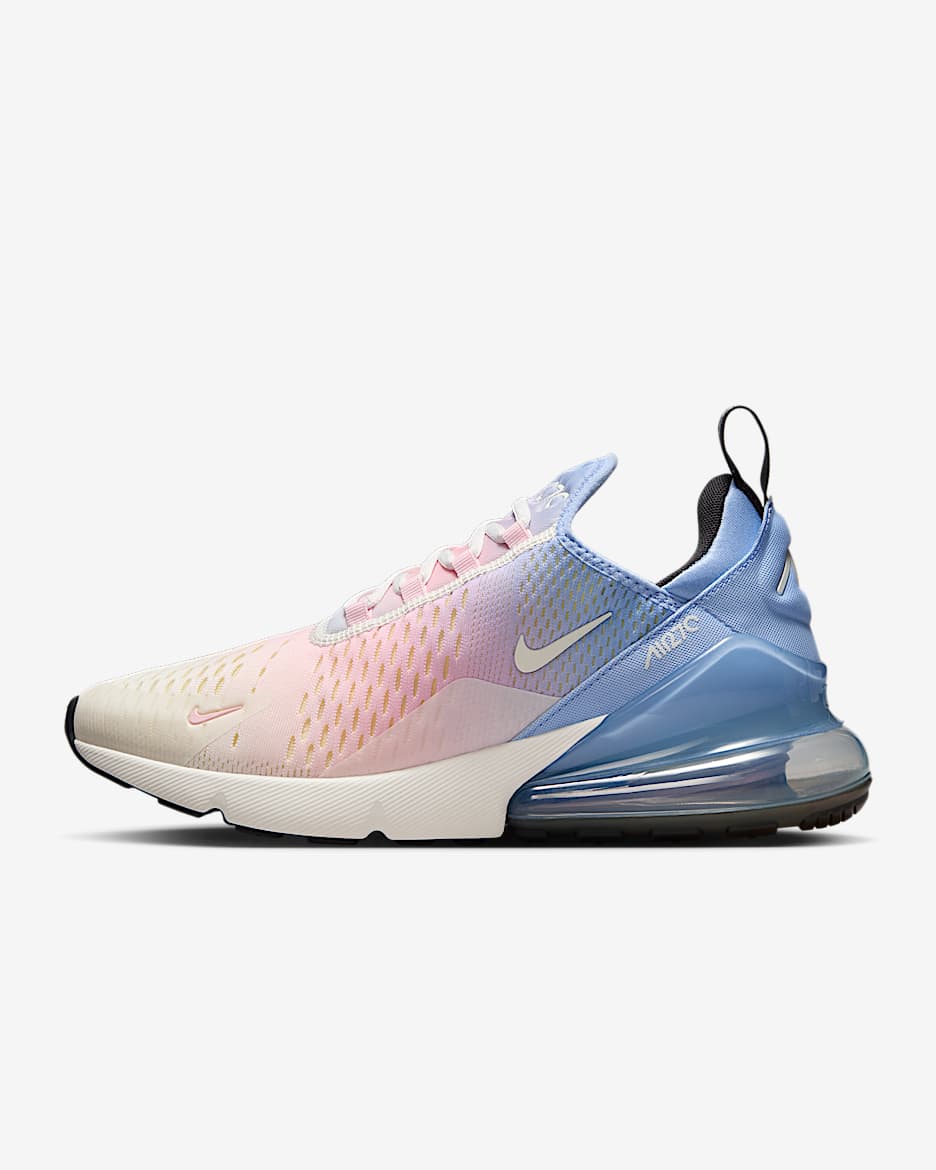 Nike Air Max 270 Women's Shoes - Aluminum/Alabaster/Pink Foam/Sail