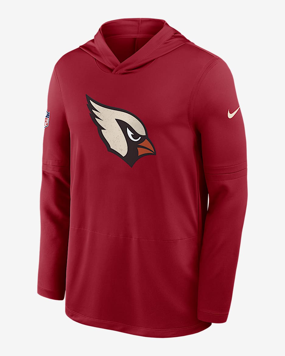 Arizona Cardinals Rivalries Collection Sideline Men's Nike Dri-FIT NFL Long-Sleeve Hooded Top - Red