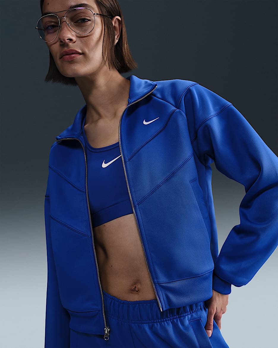 Nike Sportswear Windrunner Women's Knit Jacket - Hyper Royal/White