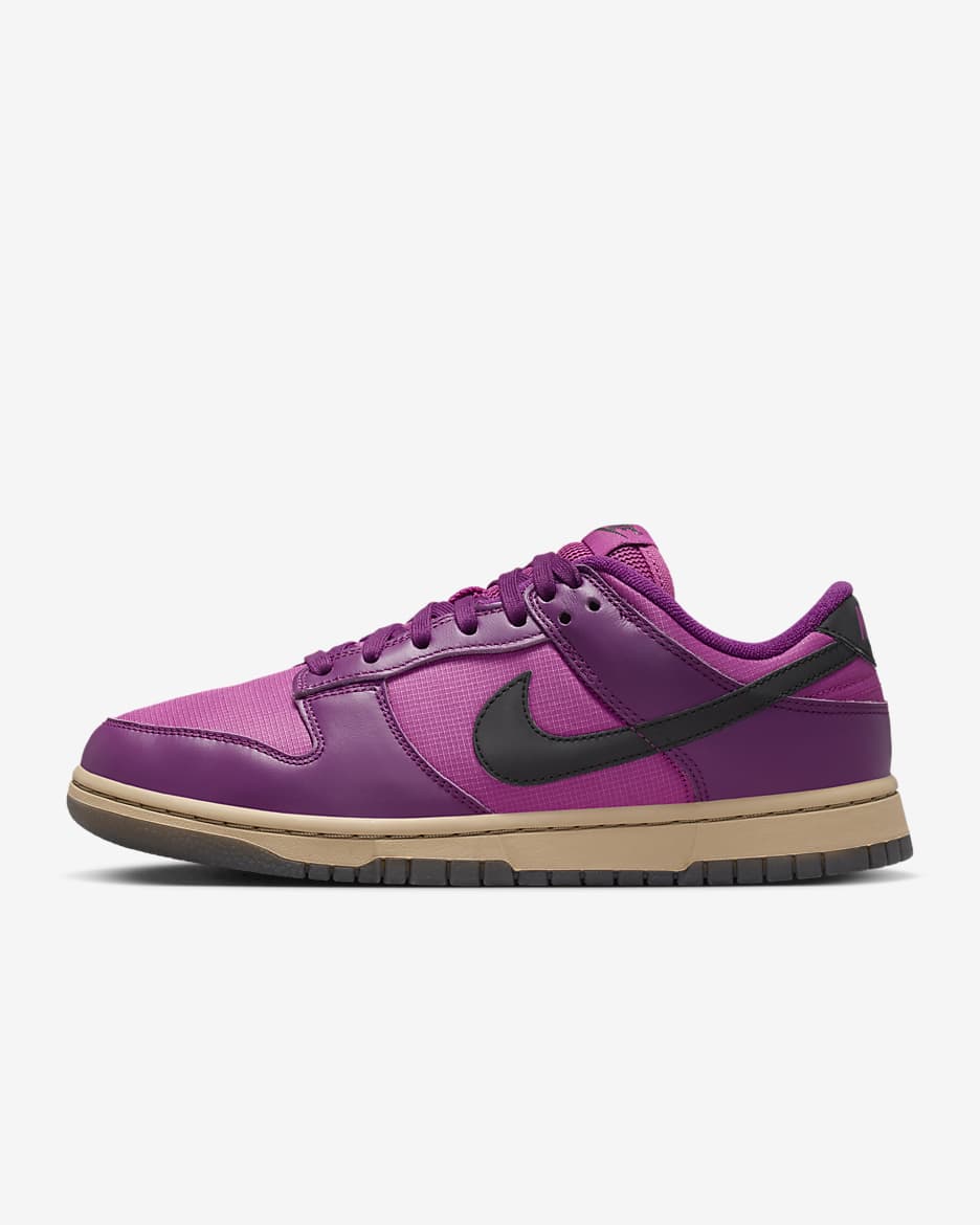 Tenis para mujer Nike Dunk Low - Violeta viotech/Fucsia cálido/Caqui/Negro