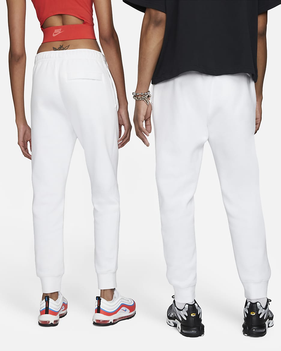 Pantaloni jogger Nike Sportswear Club Fleece - Bianco/Bianco/Nero