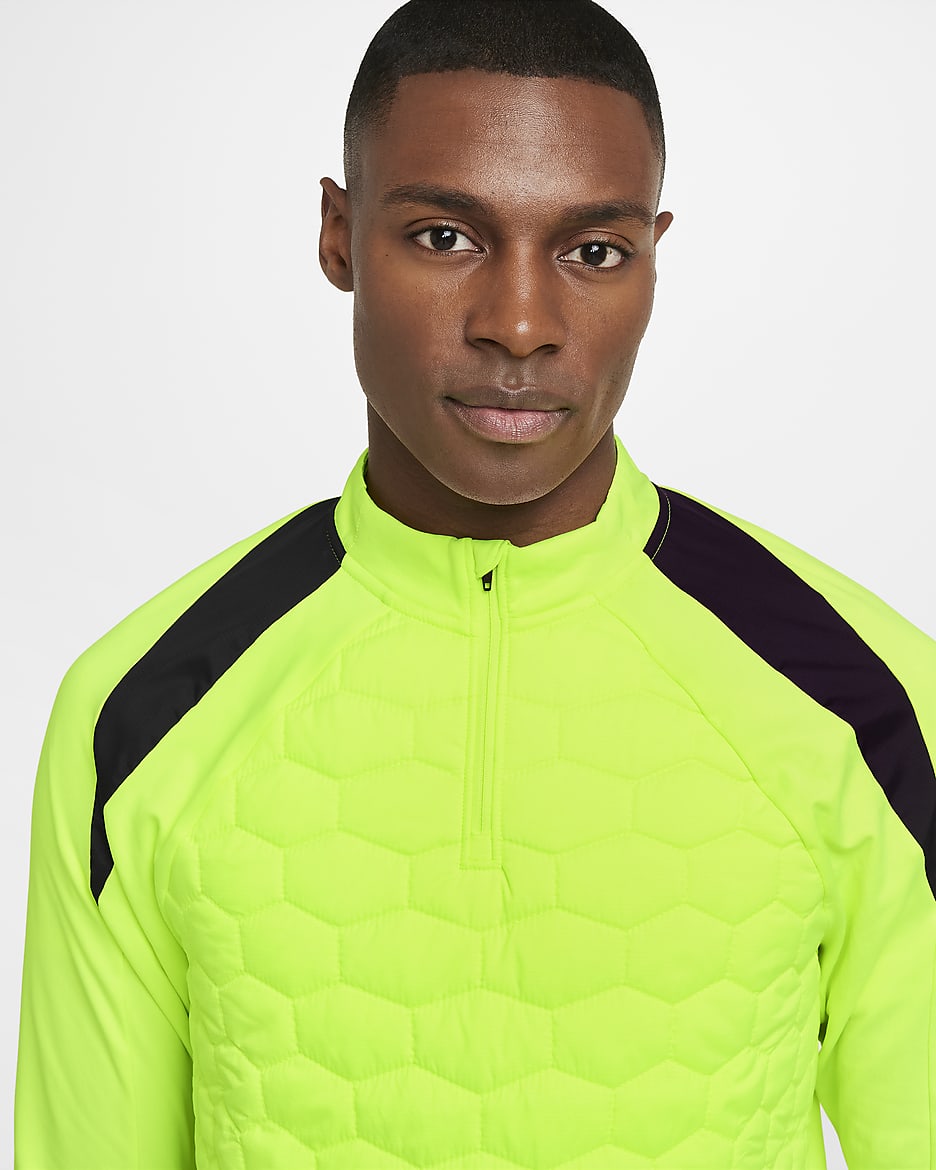 Nike Strike Men's Therma-FIT Football Drill Top - Volt