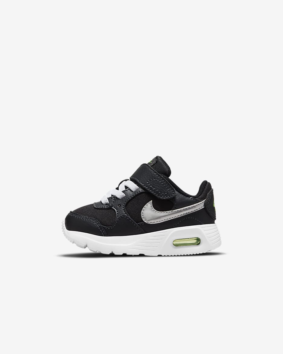 Buty dla niemowląt i maluchów Nike Air Max SC - Czerń/Dark Smoke Grey/Green Strike/Chrome