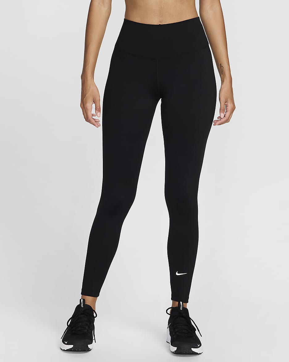 Legging long taille haute Nike One pour femme - Noir