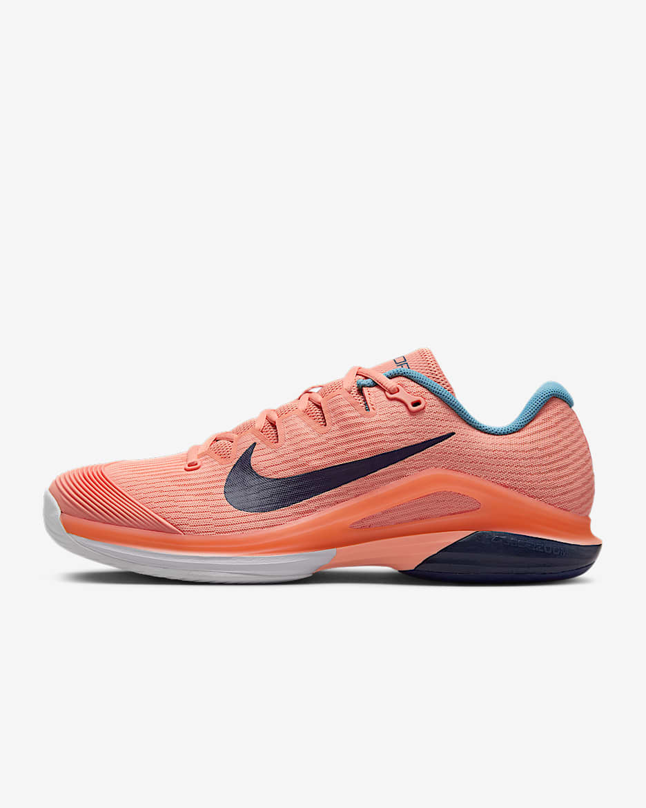 Nike Vapor 12 férfi teniszcipő keményborítású pályákhoz - Apricot Agate/Fehér/Denim Turquoise/Obsidian