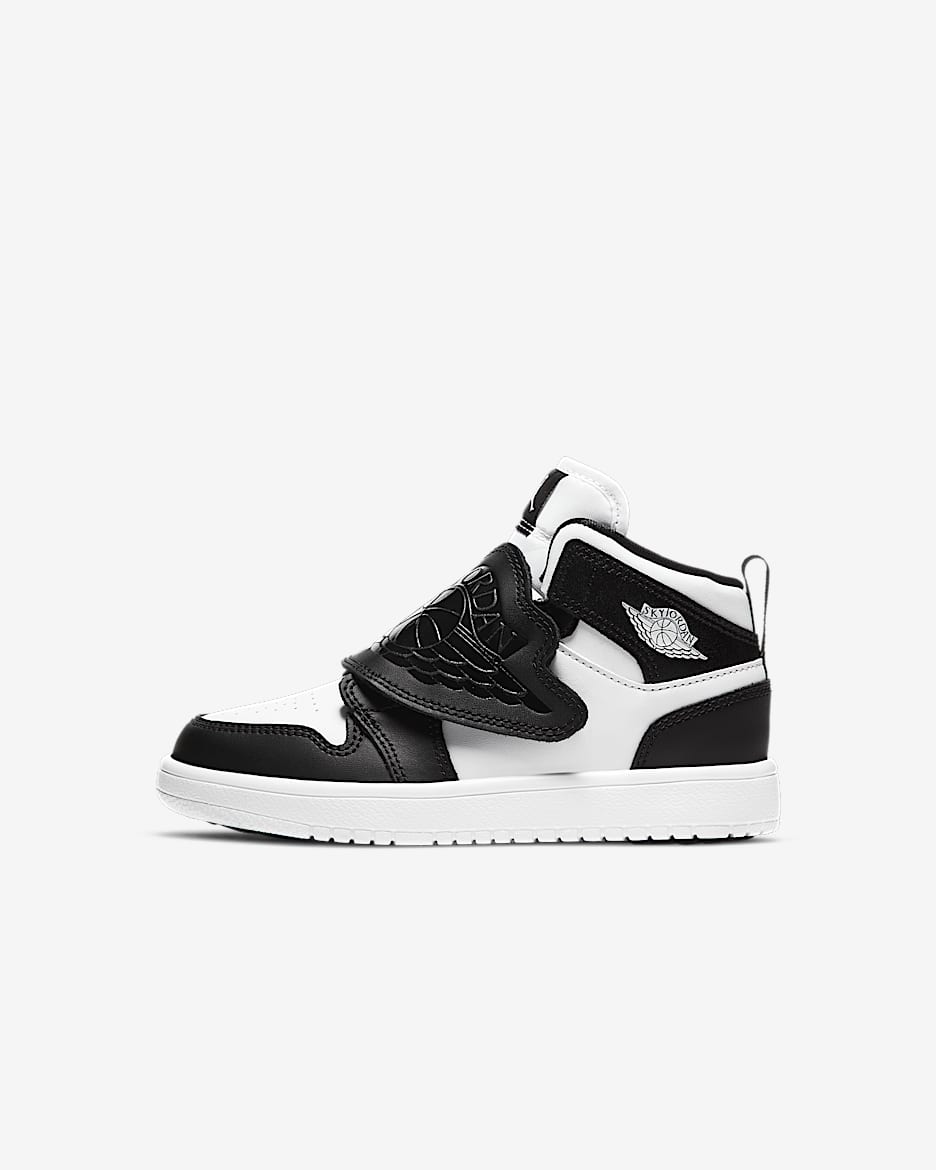 Scarpa Sky Jordan 1 - Bambino/a - Nero/Bianco/Nero
