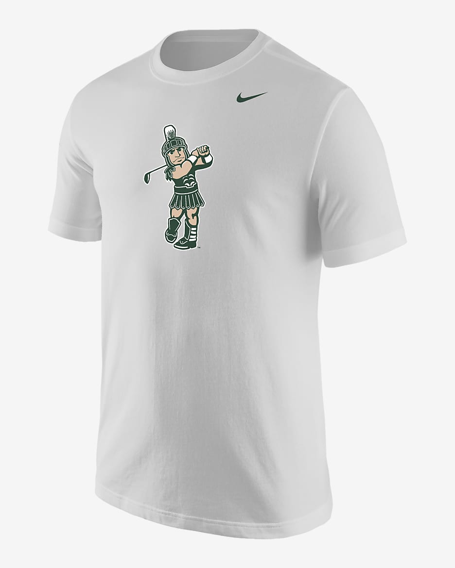 Michigan State Men's Nike College T-Shirt - White